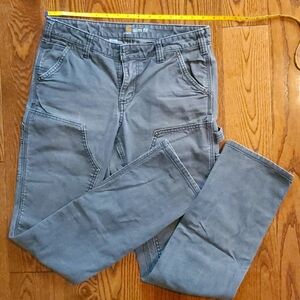 Women's Carhartt Double Knee Gray Pant